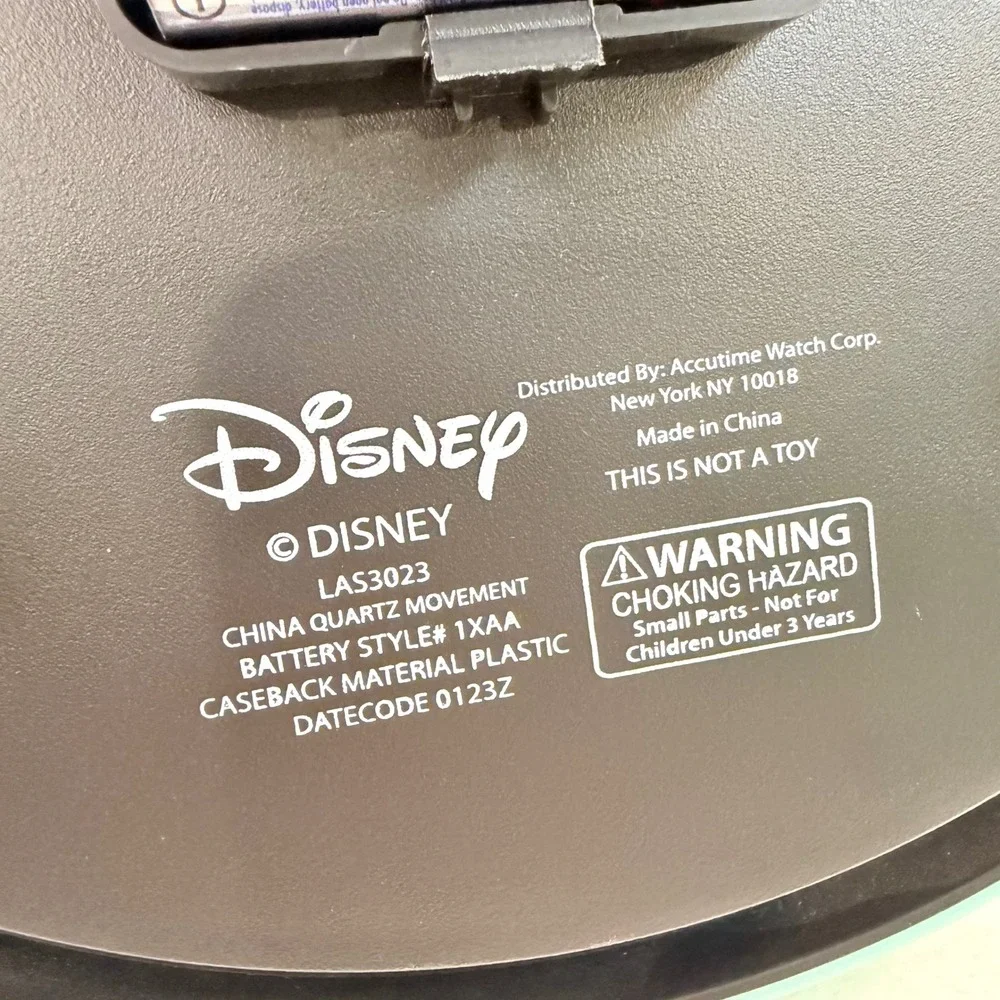 Disney Lilo & Stitch Wall Clock Blue Beach Tropical LAS3023 Quartz Movement